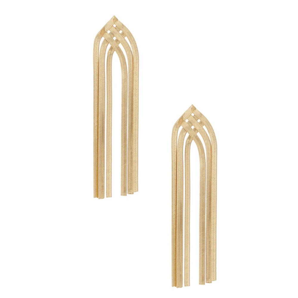 Golden Hour Tassel Earrings